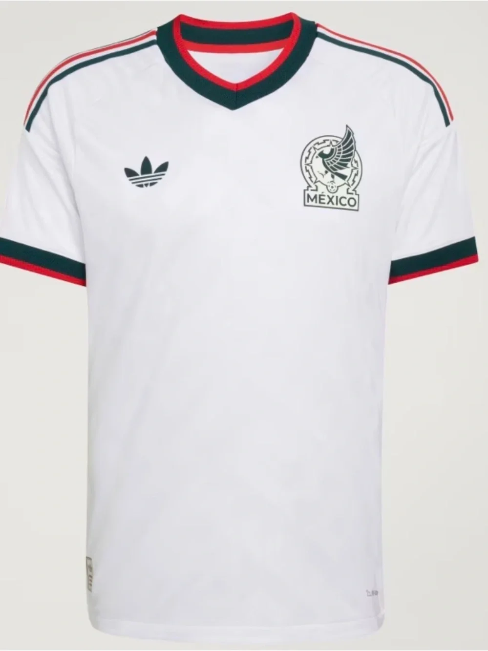 Authentic adidas White Mexico National Team Football Jersey with GreenRed Trim
